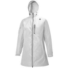 Helly Hansen Women Rain Jackets & Rain Coats Helly Hansen W Long Belfast Jacket - White
