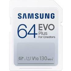 Samsung 64 GB Memory Cards & USB Flash Drives Samsung EVO Plus SD Class 10 UHS-I U1 V10 64 GB