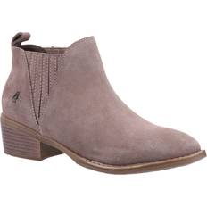Leather Boots Hush Puppies Isobel Ankle Boots - Taupe