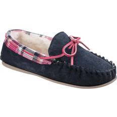 37 ½ Moccasins Cotswold Kilkenny Classic Fur Lined - Navy
