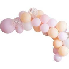 Ginger Ray Hen Party Rose Gold Balloon Arch DIY No Helium 60 Pack, Pink