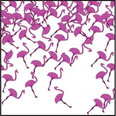 Beistle CN308 Pink Flamingo Cutout Plastic Confetti-1 Pack .5oz, Cerise