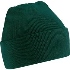 Beechfield Soft Feel Knitted Winter Hat - Bottle Green