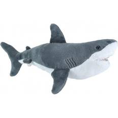 Wild Republic Toys Wild Republic Great White Shark Plush Soft Toy, Cuddlekins Cuddly Toys, Gifts for Kids 30 cm
