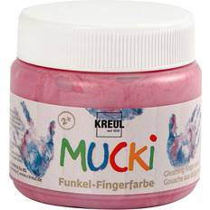 Mucki Finger Paint, metallic rose, 150 ml/ 1 tub