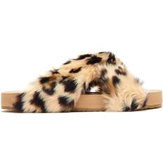 Faux Fur Slippers Toms Susie - Natural Leopard