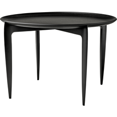 Oak Tray Tables Fritz Hansen Coffee Black Tray Table 60cm