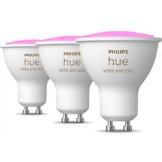 Hue gu10 colour Philips Hue White and Color LED Lamps 4.3W GU10 3-Pack