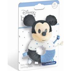 Clementoni Soft Toys Clementoni 17339 -Disney Baby Mickey Maraca Soft Ring rattles-Toy for Toddlers-Suitable for 0 Months and Older-Machine Washable, Multi-Colour