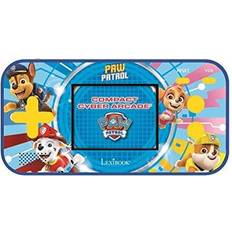 Paw Patrol Interactive Toys Lexibook JL2367PA Paw Patrol Chase Compact Cyber Arcade Portable Console, 150 Games, LCD, Battery Operated, Red/Blue