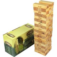 Traditional Garden Games Wooden Tumbling Jenga Tower Bricks