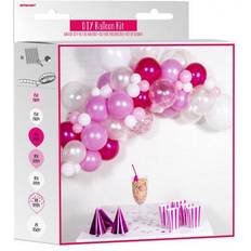 Amscan 9907433 Pink and White DIY Latex Balloon Arch Garland Kit 70 Pieces