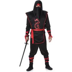 Partychimp Carnival Mens Ninja Warrior Costume