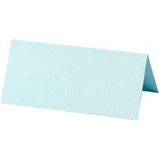 Place cards, size 9x4 cm, 220 g, light blue, 20 pc/ 1 pack