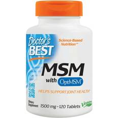 MSM Vitamins & Minerals Doctor's Best MSM with OptiMSM 1500mg 120 tablets