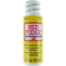Plaid Mod Podge Matte Water Base Sealer/Glue And Finish, White, 2 oz