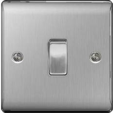 Silver Electrical Outlets & Switches BG NBS12