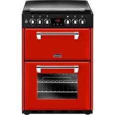 Cast Iron Cookers Stoves Richmond600DF 60cm Dual Fuel Red