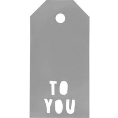 Manila Tags, TO YOU, size 5x10 cm, 300 g, silver, 15 pc/ 1 pack