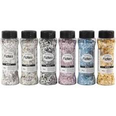Black Casting Creativ Company Terrazzo flakes, assorted colours, 6x90 g/ 1 pack