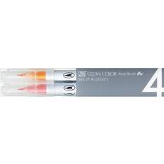 Zig Clean Color Real Brush Marker Sets pale set of 4