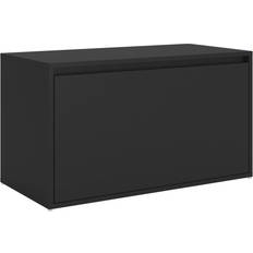 Black Storage Benches vidaXL - Storage Bench 80x45cm