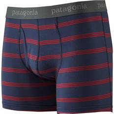 Patagonia Men Underwear Patagonia Men's Essential Boxer 3" - Pier Stripe/New Navy