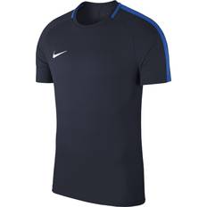 Nike Academy 18 Short Sleeve Top Kids - Obsidian/Royal Blue/