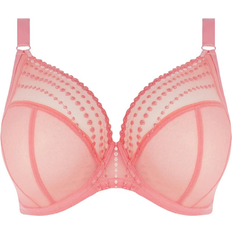 Pink - W36 - Women Clothing Elomi Matilda Plunge Bra - Rose