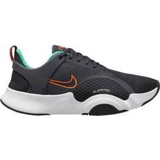 44 ⅔ Gym & Training Shoes Nike SuperRep Go 2 M - Dark Smoke Grey/Clear Emerald/White/Total Orange