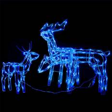 vidaXL Reindeers Christmas Lamp 3pcs