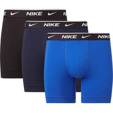 Nike M - Men Men's Underwear Nike Everyday Essentials Cotton Stretch Boxer 3-pack - Obsidian/Game Royal/Black