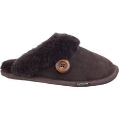 Slippers Cotswold Lechlade Sheepskin Mule - Chocolate