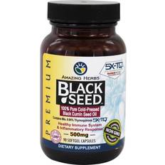 Livers Fatty Acids Amazing Herbs Black Seed Oil 500mg 90 pcs