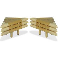 Bamboo Bedside Tables vidaXL - Bedside Table