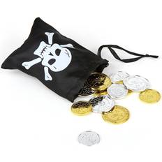 Bags Accessories Fancy Dress Smiffys Pirate Coin Bag