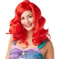 Red Long Wigs Disney Ariel Little Mermaid Wig