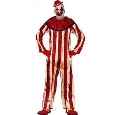 Fiestas Guirca Killer Clown Jumpsuit Carnival Costume