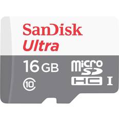SanDisk 16 GB Memory Cards & USB Flash Drives SanDisk Mobile Ultra microSDHC Class 10 UHS-I U1 80MB/s 16GB