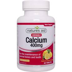 Natures Aid Calcium Chewable 400mg 60 Tabs
