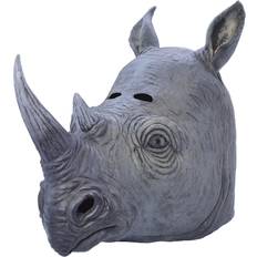 Grey Head Masks Bristol Novelty Unisex Vuxna Rhino Mask One Size Grey