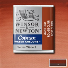 Winsor & Newton 0301362 Cotman Water Colour Half Pan 362 Light Red