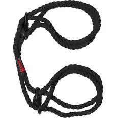 Doc Johnson Cuffs & Ropes Sex Toys Doc Johnson Hemp Bind & Tie Cuffs Black