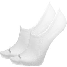 Calvin Klein Polyester Socks Calvin Klein Libby Diamond No Show Sock 2-pack - White