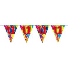 Folat 11th Birthday Balloons Garland For Party Decoration 10 meters Multicolor