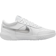 Nike White Racket Sport Shoes Nike Court Zoom Lite 3 W - White/Metallic Silver