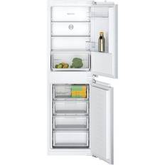 Integrated fridge freezer 50 50 frost free Bosch KIN85NFF0G Integrated, White