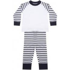 Stripes Pyjamases Children's Clothing Larkwood Childrens Striped Pyjama - Navy Stripe