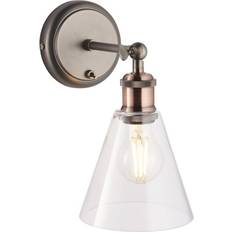 Copper Wall Lamps Endon Lighting Hal Wall light