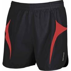 Spiro Micro-Lite Running Shorts Unisex - Black\Red